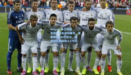 kaiyun-米兰双雄意超杯奖金结构曝光，参赛即获240万欧元，决战球队保底收入670万